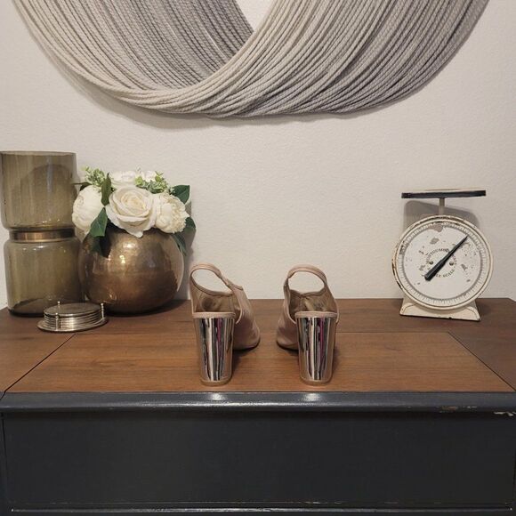 Franco Sarto "Osborne" Peep Toe Slingback Sandal Sz 7.5 - Picture 5 of 9